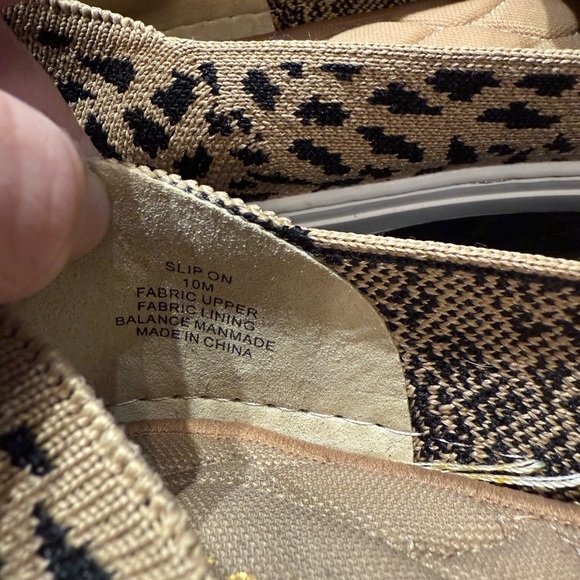 Cecilia Soft Surroundings Washable Leopard Print Slip-On Sneaker Shoe - Picture 4 of 10